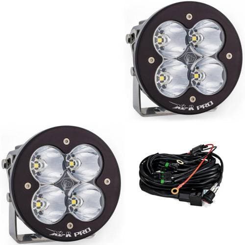 Baja Designs XL-R Pro LED Auxiliary Light Pod Pair - Universal (Spot Light Pattern, Clear Lens)