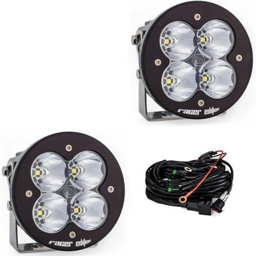 Baja Designs XL-R Racer Edition LED Auxiliary Light Pod Pair - Universal (Racer Spot Light Pattern, Clear Lens)
