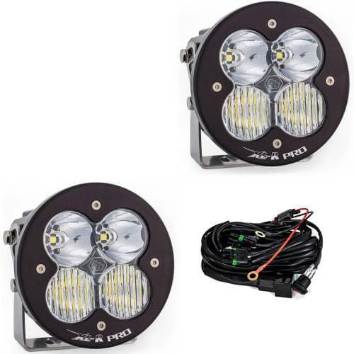 Baja Designs XL-R Pro LED Auxiliary Light Pod Pair - Universal (Driving/Combo Light Pattern, Clear Lens)