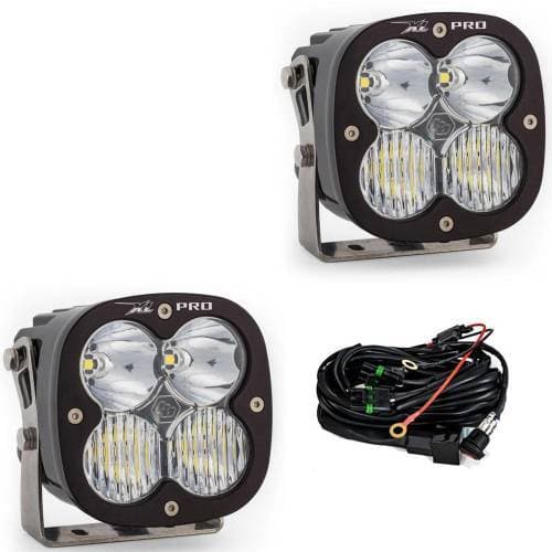 Baja Designs XL Pro LED Auxiliary Light Pod Pair - Universal, Driving/Combo Light Pattern, Clear Lens