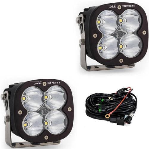 Baja Designs XL Sport LED Auxiliary Light Pod Pair - Universal, Spot Light Pattern, Clear Lens