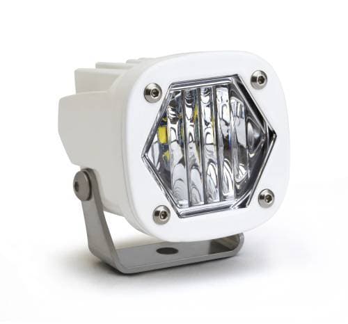Baja Designs S1 LED Auxiliary Light Pod, Wide Cornering Light Pattern, Clear Lens, White, Single - Universal