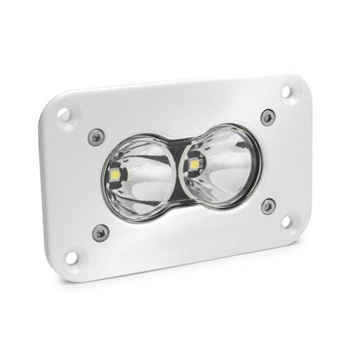 Baja Designs S2 Pro White Flush Mount LED Auxiliary Light Pod - Universal, Spot Light Pattern, Clear Lens