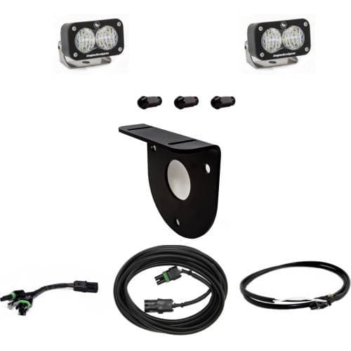 Baja Designs S2 Sport Dual Reverse Light Kit for Ford (2021-25) Bronco, Wide Cornering Light Pattern, Clear Lens, Upfitter Wiring, w/out License Plate Mount
