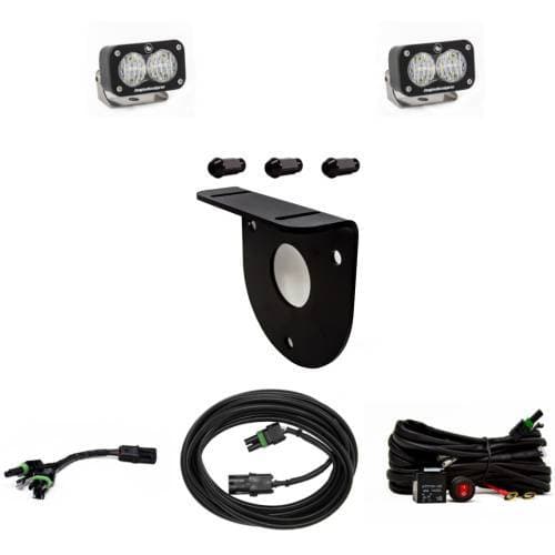 Baja Designs S2 Sport Dual Reverse Light Kit for Ford (2021-25) Bronco, Wide Cornering Light Pattern, Clear Lens, Toggle Wiring, w/out License Plate Mount