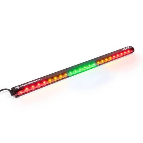 Baja Designs 30 Inch LED Rear Light Bar RTL-G Solid Amber, Green Center, Flashing Amber - Universal