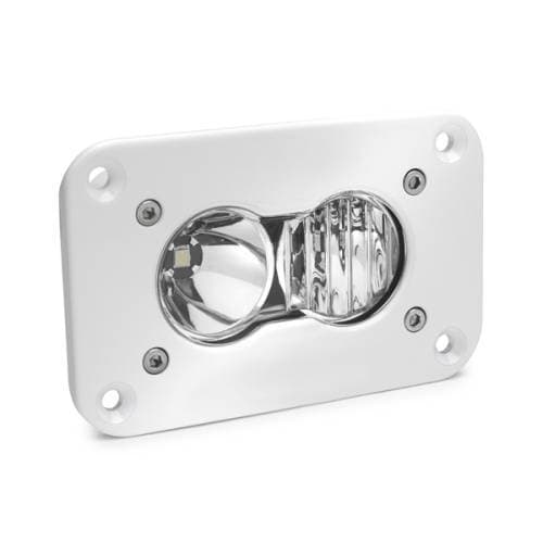 Baja Designs S2 Pro White Flush Mount LED Auxiliary Light Pod - Universal, Driving/Combo Light Pattern, Clear Lens
