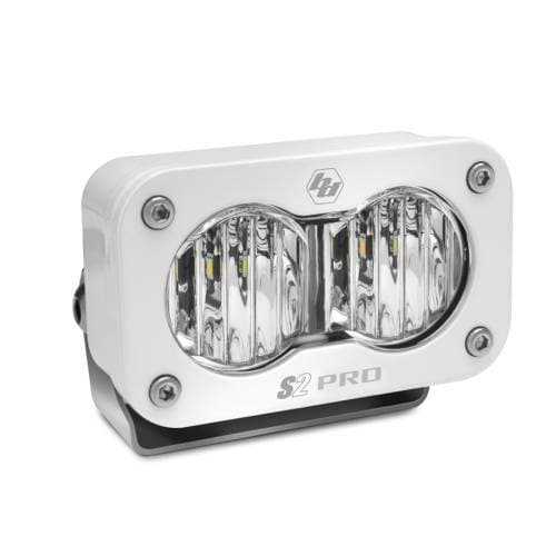 Baja Designs S2 Pro White LED Auxiliary Light Pod - Universal, Wide Cornering Light Pattern, Clear Lens