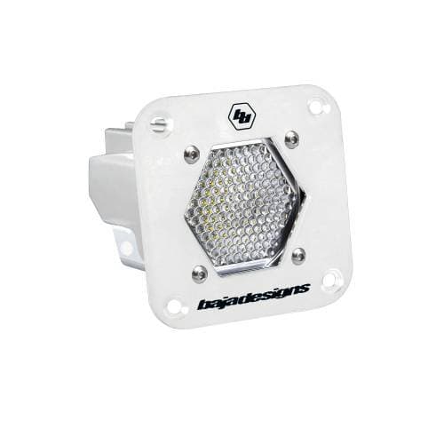 Baja Designs S1 LED Auxiliary Light Pod, Flush Mount, White, Work/Scene Light Pattern, Clear Lens - Universal