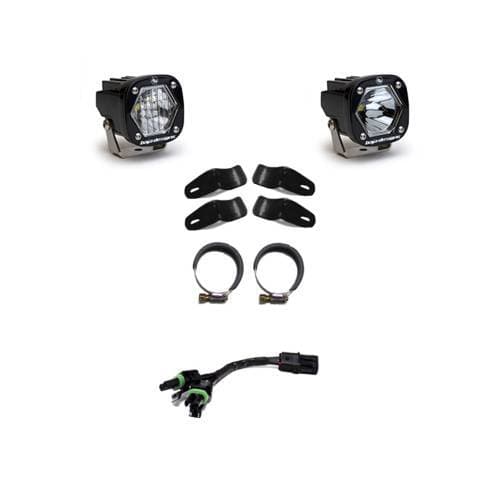 Baja Designs Moto S1 Auxiliary Light Kit - Universal, Multi-Pattern Light Pattern, Clear Lens, EFI Battery Type