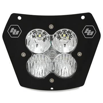 Baja Designs XL Sport (A/C) Headlight Kit for Husqvarna (2015-16) TE 250/TE300 (Driving/Combo Light Pattern, Clear Lens)