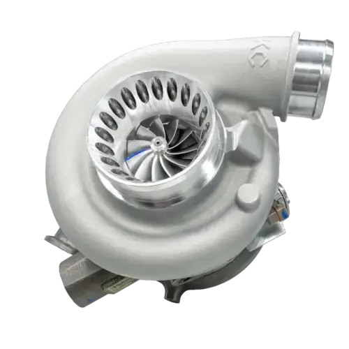 KC Turbos Jetfire Turbo for Ford (2003) 6.0L Power Stroke, (10 Blade Wheel, Stage 2, Standard)