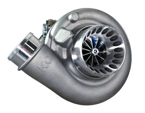 KC Turbos Jetfire Turbo for Ford (2004-07) 6.0L Power Stroke, (9 Blade Wheel (EXTREME WHISTLE), Stage 2, Standard)