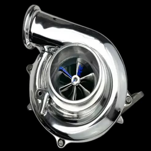 KC Turbos Stock Plus Billet Turbo for Ford (1994-98) 7.3L Power Stroke OBS (.84 A/R, Jet Black)