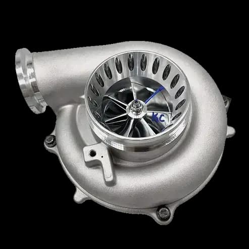 KC Turbos GEN 2 KC300x Turbo for Ford (1994-98) 7.3L Power Stroke, Stage 2 (63/73, .84 A/R, 4" Plastic, Bright Green)