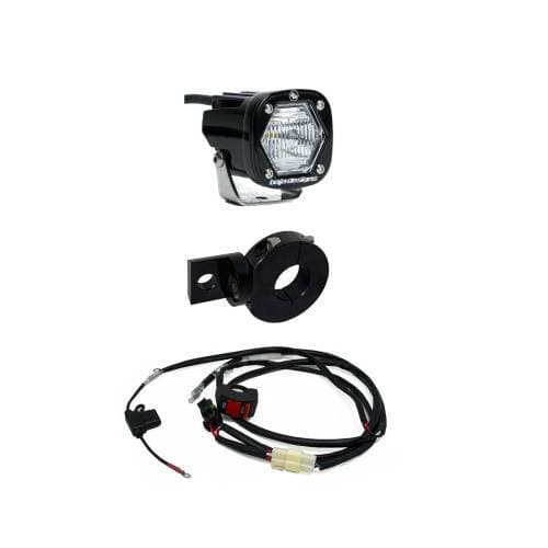 Baja Designs Moto Electric Start Pit Bike S1 Auxiliary Light Kit, Trail Light Pattern, Clear Lens - Universal