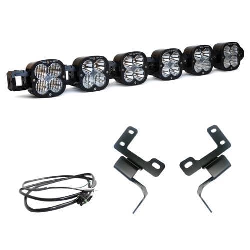 Baja Designs XL Linkable Bumper Light Kit for Ford (2021-25) Bronco w/ OE Plastic Bumper, Multi-Pattern Light Pattern, Clear Lens, Upfitter Wiring