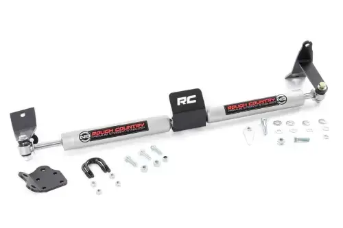Rough Country Dual Steering Stabilizer Kit for Dodge (2003-12) 2500 & (03-13) 3500, 4wd w/ 2-8" Lift