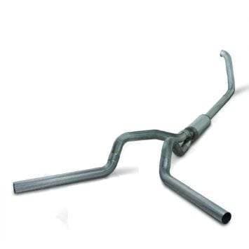 Diamond Eye 4" Turbo Back Exhaust for Ford (1999-03) F250 & F350, 7.3L Power Stroke, Dual, Aluminized w/Auto-Trans/NON Catalyst Model