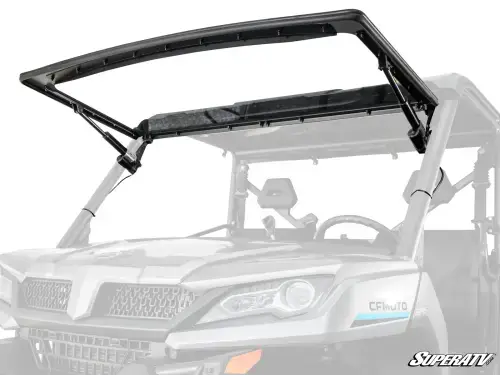 SuperATV Maxdrive Power Flip Windshield for CFMoto (2021-25) Uforce 1000