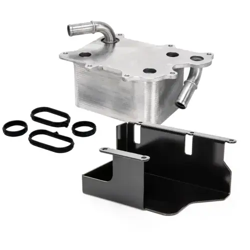 Bullet Proof Diesel Heavy Duty Oil Cooler Upgrade for Ford (2011-19) 6.7L Diesel, with Gaskets and Rock Shield