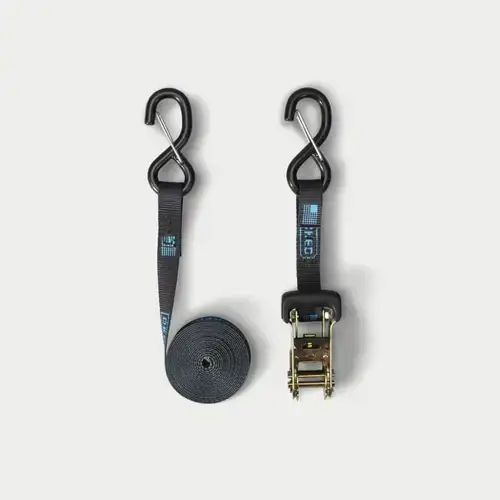 DECKED Rachet Straps - Standard Ratchet Straps w/ DECKED Logo - one (1) set of two (2) - Blue