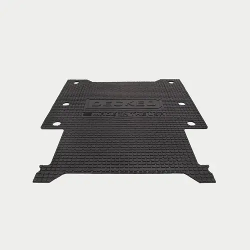 DECKED Battle Mat Full-size Long - durable rubber mat for top of full-size long vX Drawer Systems (Black, 6 FT 9 Inch or 8 FT Bed Length)