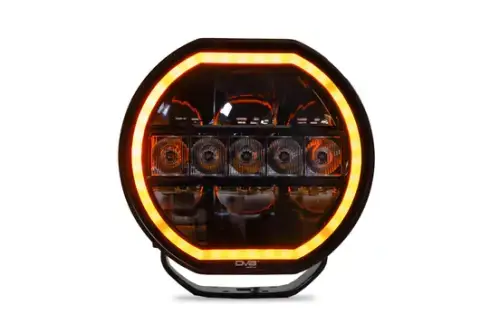 DV8 Offroad 7-Inch Halo Elite Round Light w/ Accent Halo - 4 Lights