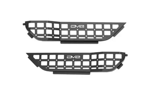 DV8 Offroad Front Door Pocket Molle Panels for Jeep (2018-25) Wrangler JL & Gladiator JT