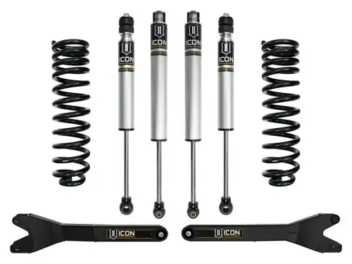 ICON 2.5" Lift, Stage 1 Suspension System w/ Radius Arms for Ford (2023-25) F-250/F-350 4WD, Gas