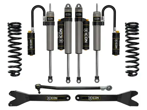 ICON 2.5" Lift, Stage 4 Suspension System w/ Radius Arms for Ford (2023-25) F-250/F-350 Super Duty 4WD, Diesel