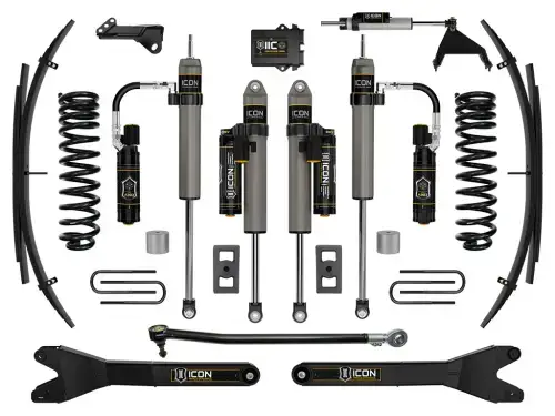 ICON 2.5" Lift, Stage 6 Suspension System w/ Radius Arms and Expansion Packs for Ford (2023-25) F-250/F-350 Super Duty 4WD, Diesel