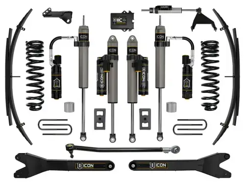 ICON 2.5" Lift, Stage 6 Suspension System w/ Radius Arms and Expansion Packs for Ford (2023-25) F-250/F-350 Super Duty 4WD, Gas