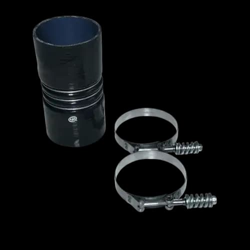 S&B  4" x 8" Intercooler Boot w/ Clamps for most Freightliner, Peterbilt and Kenworth