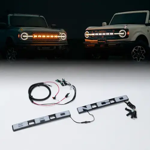 Putco Luminix LED Grille Emblem for Ford (2021-26) Bronco - w/o Front Camera