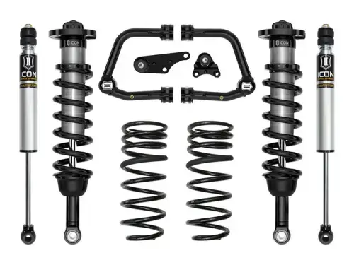 Icon 1.25-3" Lift, Suspension System, Tubular, Overland Rear Springs for Toyota (2024-25) Tacoma (Stage 2)
