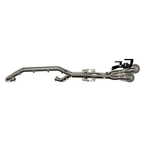 HMF Exhaust Systems for Can-Am (2025-26) Outlander 1000, Titan Quiet Series, Slip On Application, Silver