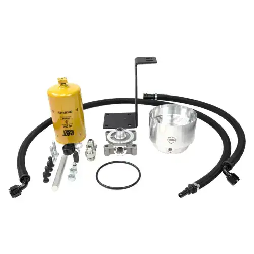 H&S Motorsports Lower Fuel Filter Upgrade Kit Ford (2011-16) 6.7 Power Stroke (Long Bed)