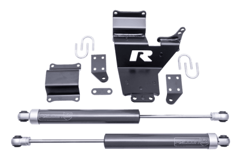 ReadyLIFT 10-Lug Dual Steering Stabilizer Kit for Ford (2005-26) SD F450/F550 4WD Diesel