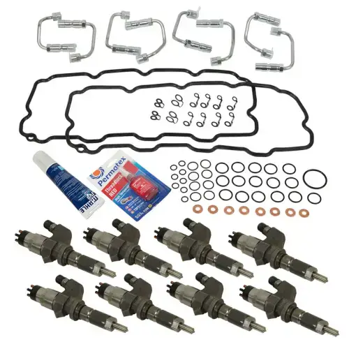 BD Diesel Injectors & Install Kit for Chevy/GMC (2001-04) 2500HD/3500 6.6L Duramax LB7