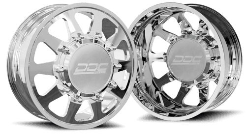 DDC Dually Wheels The Ten Forged 20x8.25 8x170 Polished 99-04 Ford F-350