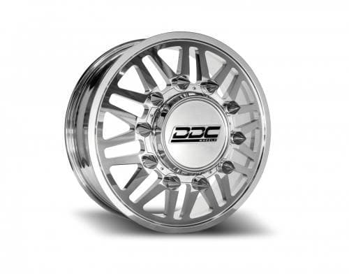 DDC Dually Wheels Aftermath Polished 22X8.25 10X225 Super Duty/RAM F-450 05-10 F-450 15-25 Ram 4500 08-25