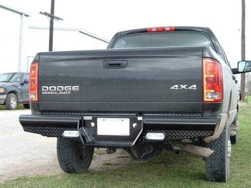 Ranch Hand Legend Rear Bumper for Dodge (2003-2008) 1500 /1500 MegaCab (2003-09) 1500, 2500, & 3500, 10" skirts/lights, 1/10