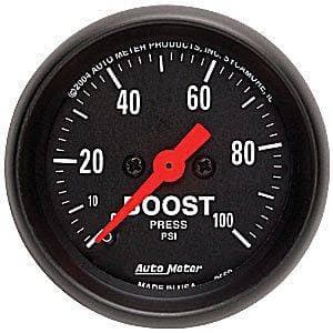 Auto Meter Z-Series, Boost Pressure 100psi (Mechanical)