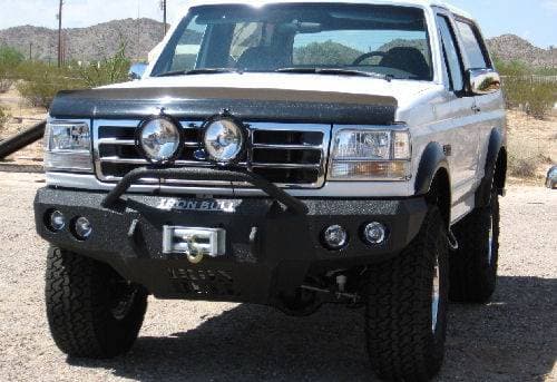 Iron Bull Front Bumper, Ford (1987-91) Bronco, (87-91) F-Series