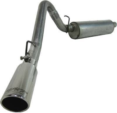 MBRP Cat Back Exhaust, Jeep (1997-99) TJ Wrangler,  2.5L & 4.0L, Single Side Exit, Aluminized