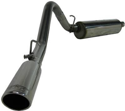 MBRP Cat Back Exhaust, Jeep (1997-99) TJ Wrangler, 2.5L & 4.0L, Single Side Exit, T-409 Stainless