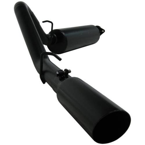 MBRP Cat Back Exhaust, Jeep (2000-06) TJ Wrangler, 2.5L & 4.0L, Single Side Exit, Black