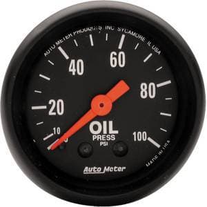 Auto Meter Z-Series, Oil Pressure 100psi (Mechanical)