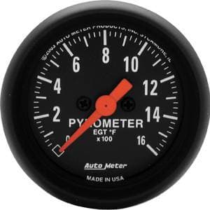 Auto Meter Z-Series, Pyrometer Kit 0*-1600*F (Full Sweep Electric)